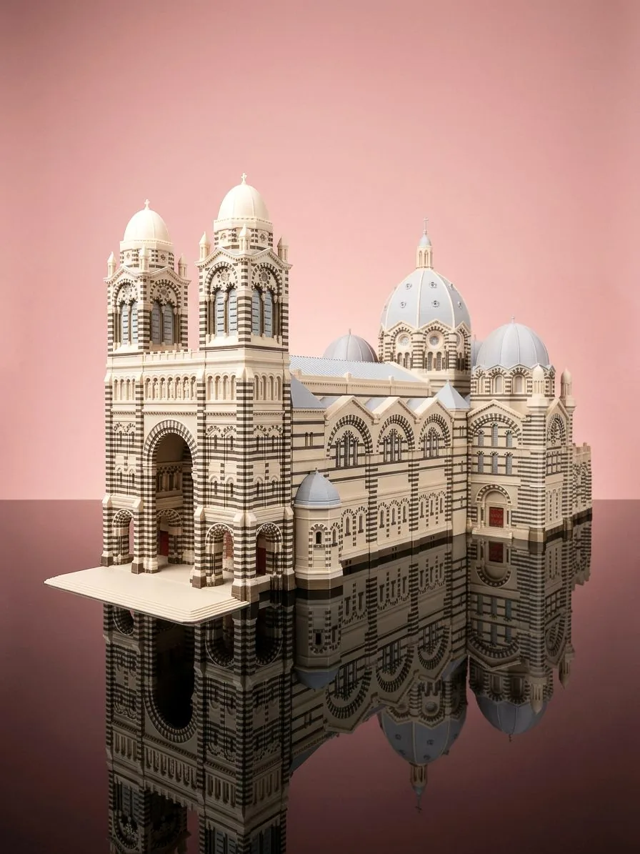 Détail de la maquette de la cathédrale de la Major, vue 02