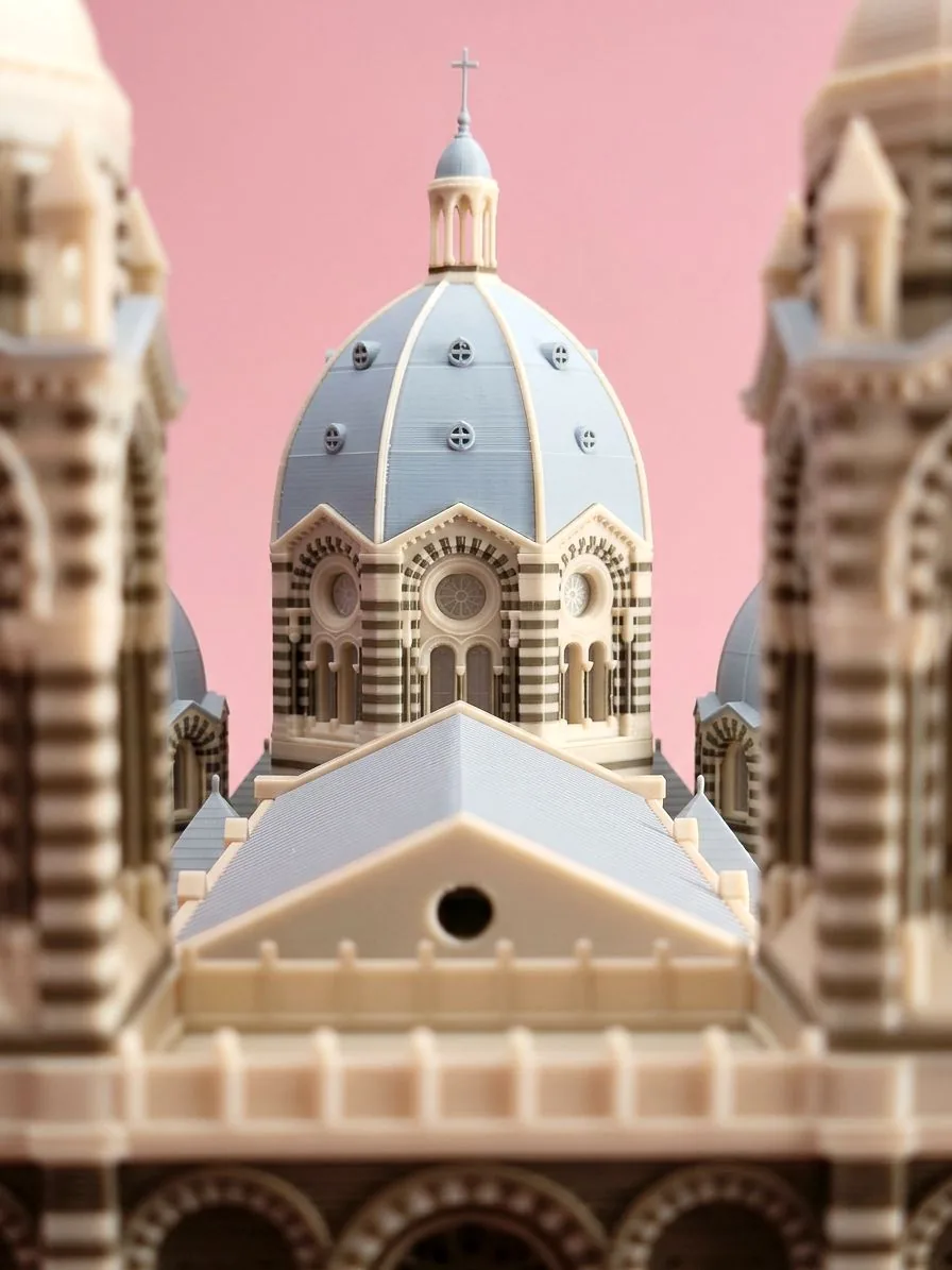 Détail de la maquette de la cathédrale de la Major, vue 04