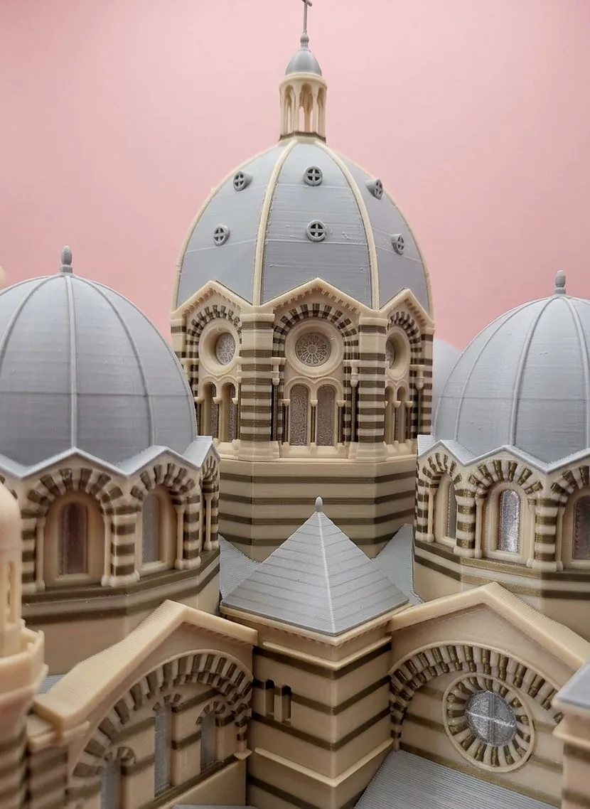 Détail de la maquette de la cathédrale de la Major, vue 05