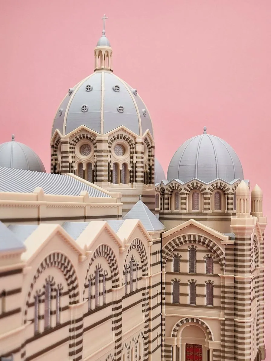 Détail de la maquette de la cathédrale de la Major, vue 09
