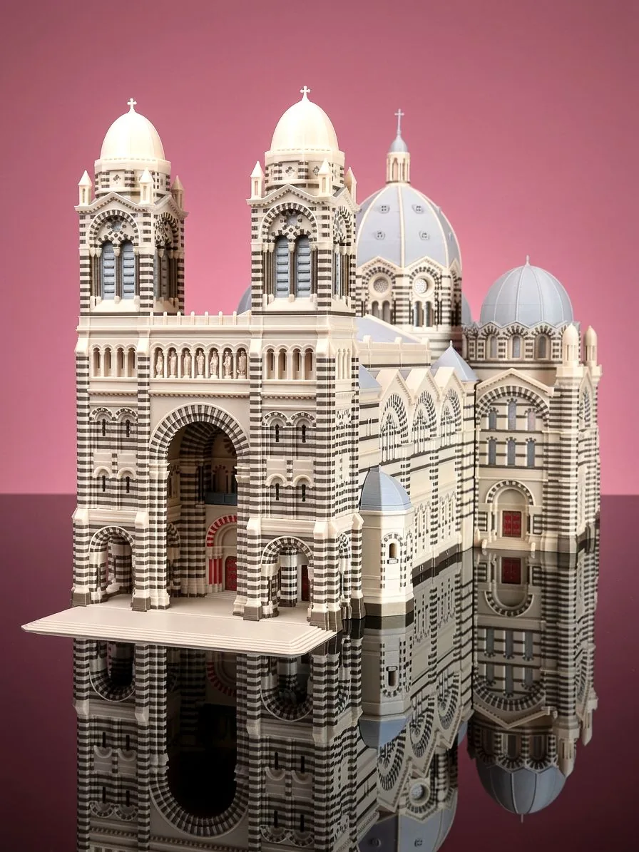 Détail de la maquette de la cathédrale de la Major, vue 10