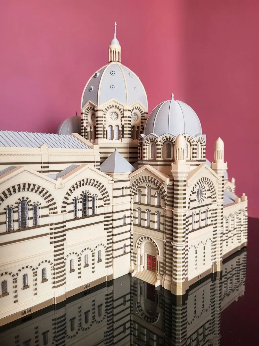 Détail de la maquette de la cathédrale de la Major, vue 12