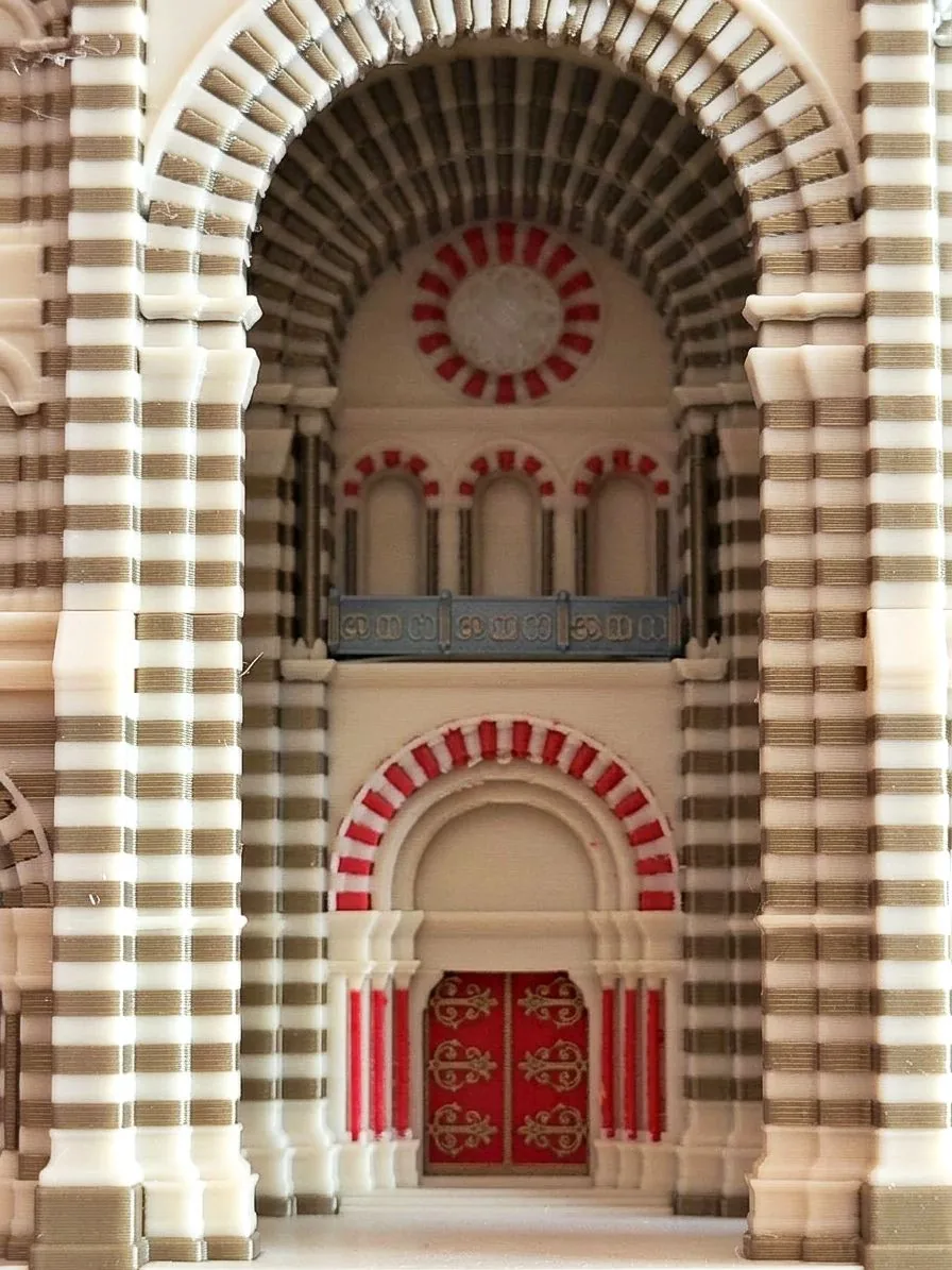 Détail de la maquette de la cathédrale de la Major, vue 14