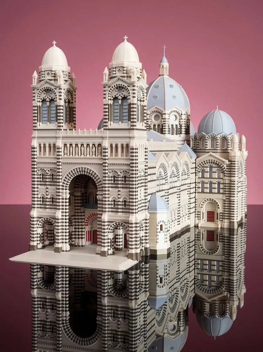 Détail de la maquette de la cathédrale de la Major, vue 15